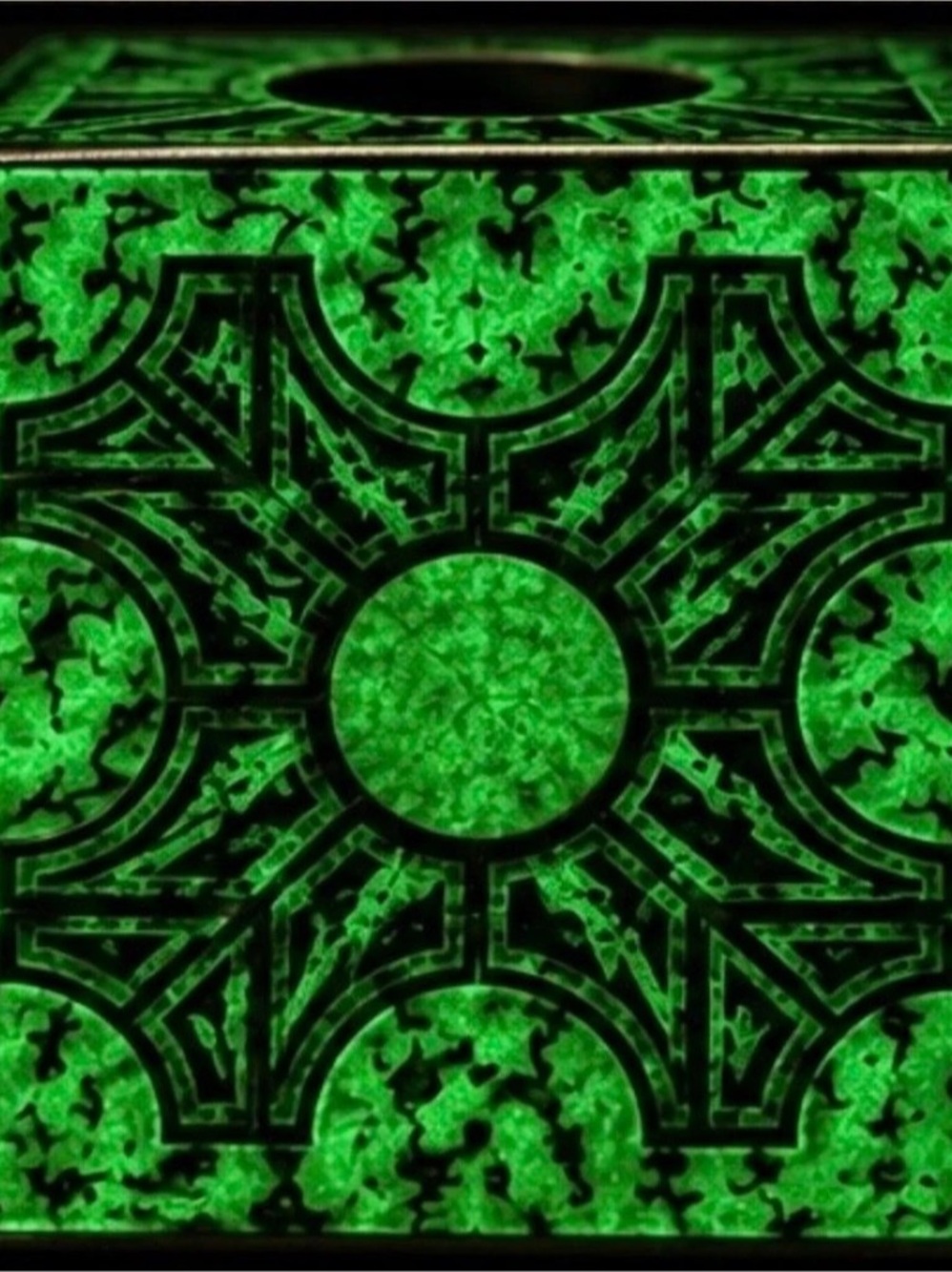 lament configuration 3D printed glow in the dark tissue box